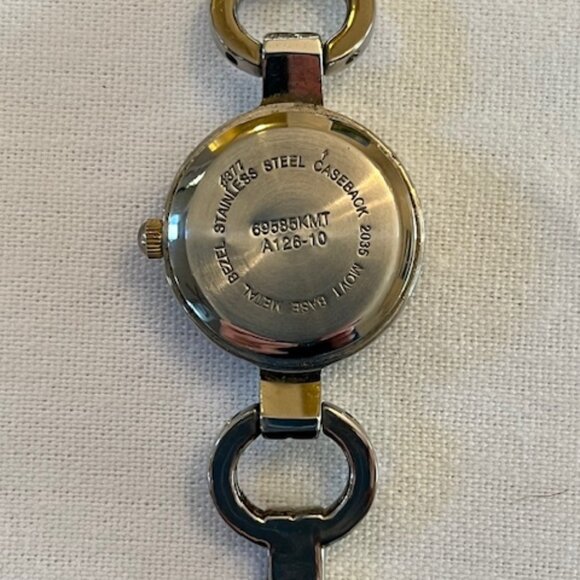 VINTAGE | Silver-Tone Bracelet Watch with Rhinestones-NEW Battery - Picture 5 of 12